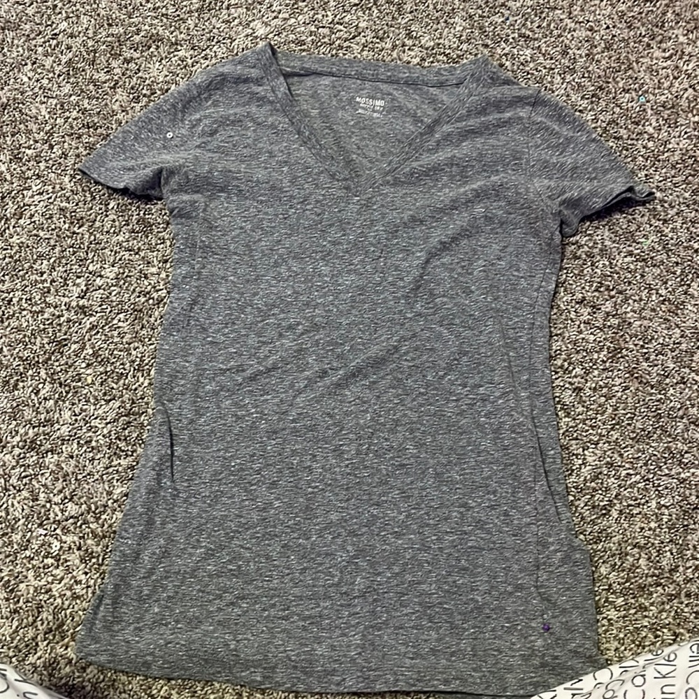 grey v neck
